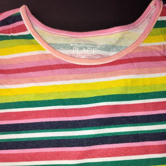 Pre-owned Children's Place 2-Piece Matching Colorful Stripes Pants Set Size 5T - Picture 8 of 11